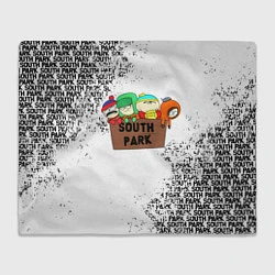 Плед флисовый Южный парк - персонажи South Park, цвет: 3D-велсофт