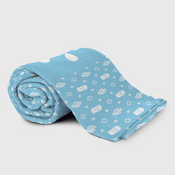 Плед флисовый Sky Blue Phantom Ski Mask Dope Street Market, цвет: 3D-велсофт — фото 2