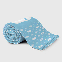 Плед флисовый Узор Sky Blue Ski Mask Dope Street Market, цвет: 3D-велсофт — фото 2
