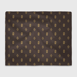 Плед флисовый Mono Monogramm Dope Camo Dope Street Market, цвет: 3D-велсофт