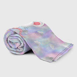 Плед флисовый Мышь с короной, цвет: 3D-велсофт — фото 2