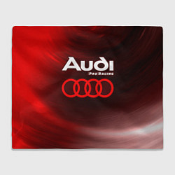 Плед флисовый AUDI Pro Racing Звезды, цвет: 3D-велсофт
