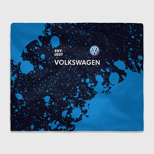 Плед ФОЛЬКСВАГЕН Est 1937 Краска / 3D-Велсофт – фото 1