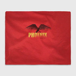 Плед флисовый Фантастические Твари Phoenix, цвет: 3D-велсофт