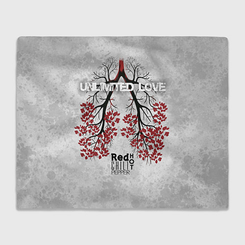 Плед RHCP - Red Hot Chili Peppers / 3D-Велсофт – фото 1