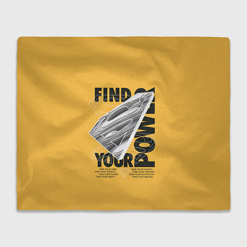 Плед Это Супермен / 3D-Велсофт – фото 1