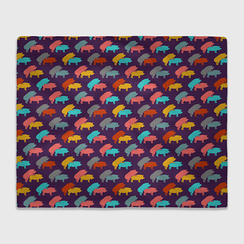 Плед Свиньи 18 / 3D-Велсофт – фото 1