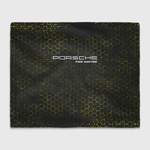 Плед PORSCHE Pro Racing Соты / 3D-Велсофт – фото 1