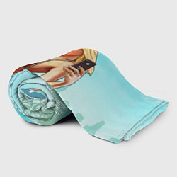 Плед флисовый GTA Beach girl, цвет: 3D-велсофт — фото 2