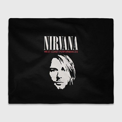 Плед NIRVANA Kurt Cobain / 3D-Велсофт – фото 1