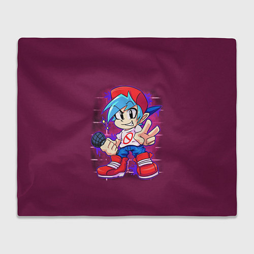 Плед Бойфренд Boyfriend FNF / 3D-Велсофт – фото 1