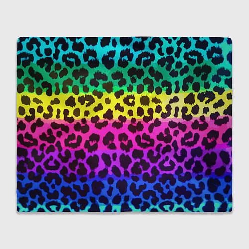 Плед Leopard Pattern Neon / 3D-Велсофт – фото 1