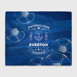 Плед флисовый Everton, цвет: 3D-велсофт