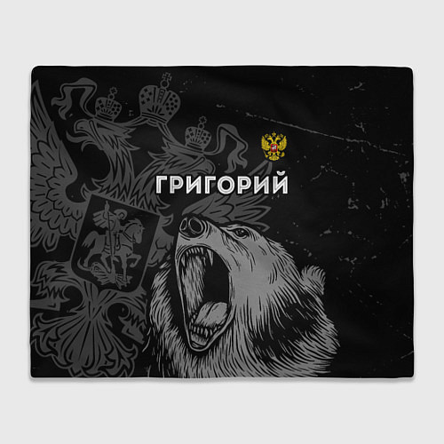 Плед Григорий Россия Медведь / 3D-Велсофт – фото 1
