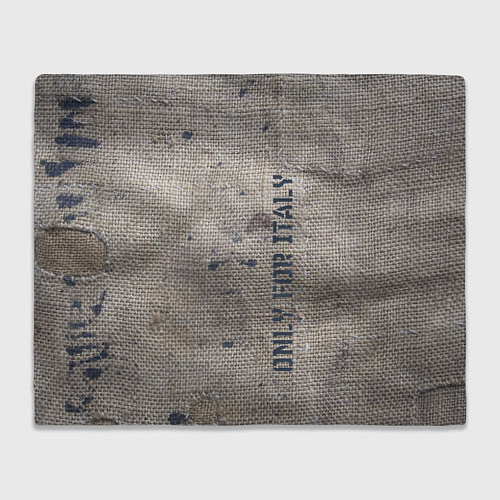 Плед Only for Italy Мешковина Авангард Hype / 3D-Велсофт – фото 1