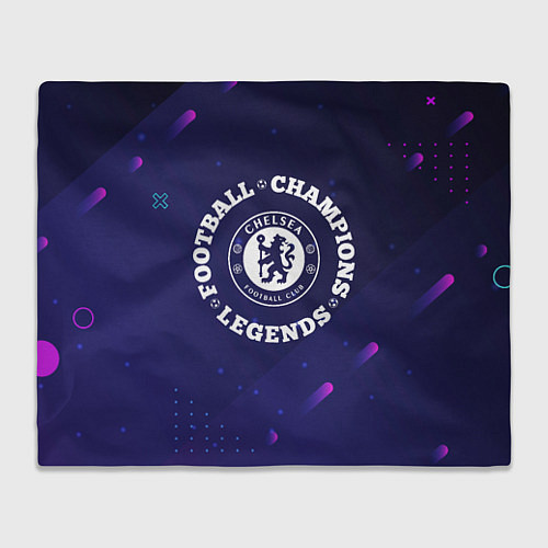 Плед Chelsea Легенды Чемпионы / 3D-Велсофт – фото 1