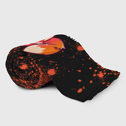 Плед флисовый Анастасия ЛИСИЧКА Краска, цвет: 3D-велсофт — фото 2