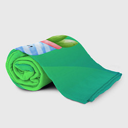 Плед флисовый Алоэ в горшочке, цвет: 3D-велсофт — фото 2