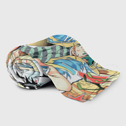 Плед флисовый Моритака за работой, цвет: 3D-велсофт — фото 2