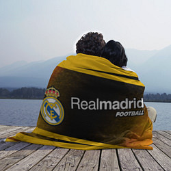 Плед флисовый REAL MADRID Football Линии, цвет: 3D-велсофт — фото 2