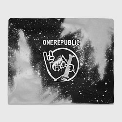 Плед флисовый OneRepublic - КОТ - Краска, цвет: 3D-велсофт