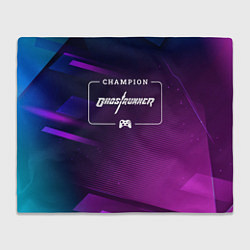 Плед Ghostrunner Gaming Champion: рамка с лого и джойст