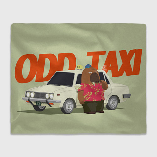 Плед Хироси Одокава Odd taxi / 3D-Велсофт – фото 1