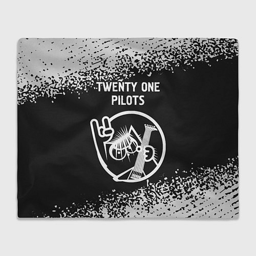 Плед Twenty One Pilots - КОТ - Краска / 3D-Велсофт – фото 1