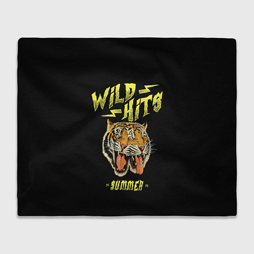 Плед Горячие хиты лета и тигры / 3D-Велсофт – фото 1