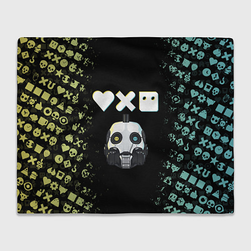Плед Love, Death and Robots Pattern / 3D-Велсофт – фото 1