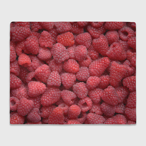 Плед Малина - ягоды / 3D-Велсофт – фото 1