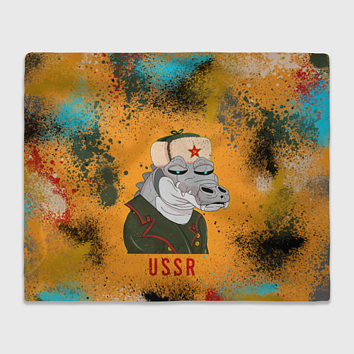 Плед Nft token art USSR / 3D-Велсофт – фото 1