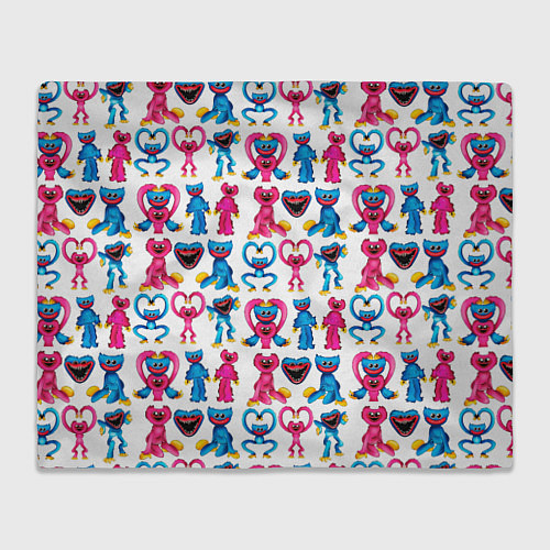 Плед POPPY PLAYTIME HAGGY WAGGY AND KISSY MISSY PATTERN / 3D-Велсофт – фото 1