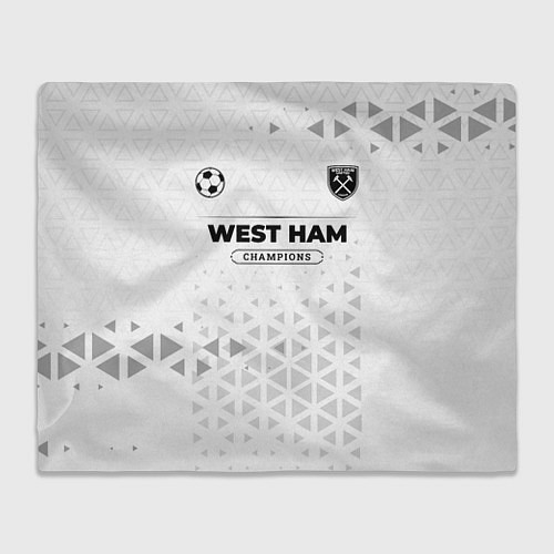 Плед West Ham Champions Униформа / 3D-Велсофт – фото 1