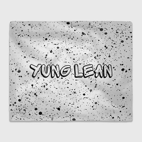 Плед Рэпер Yung Lean в стиле граффити / 3D-Велсофт – фото 1