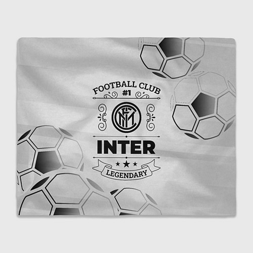 Плед Inter Football Club Number 1 Legendary / 3D-Велсофт – фото 1