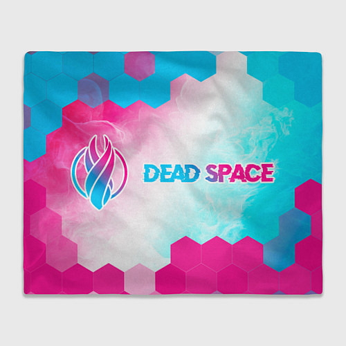 Плед Dead Space Neon Gradient / 3D-Велсофт – фото 1