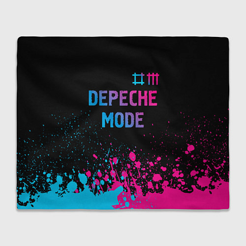 Плед Depeche Mode Neon Gradient / 3D-Велсофт – фото 1