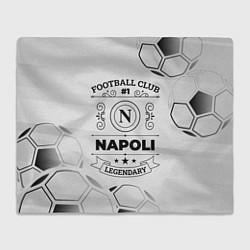 Плед флисовый Napoli Football Club Number 1 Legendary, цвет: 3D-велсофт