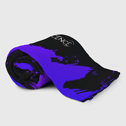 Плед флисовый Evanescence Purple Grunge, цвет: 3D-велсофт — фото 2