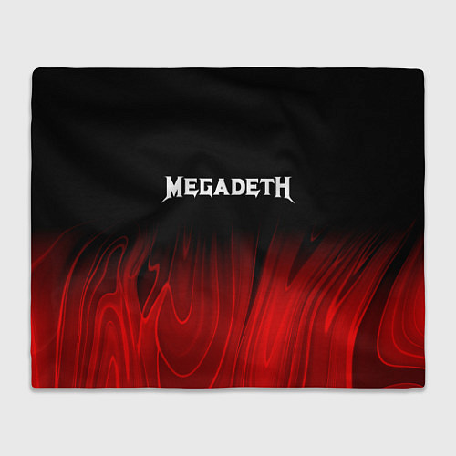 Плед Megadeth Red Plasma / 3D-Велсофт – фото 1