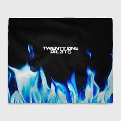 Плед Twenty One Pilots Blue Fire