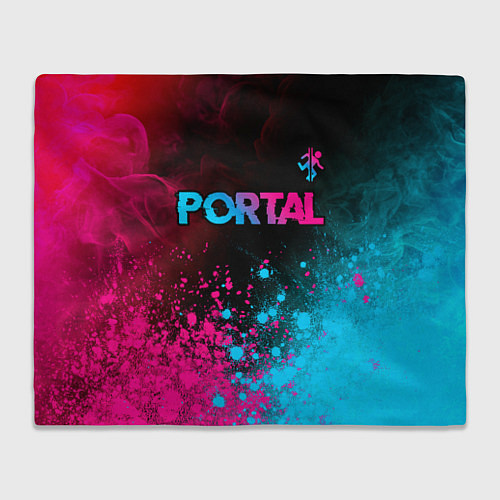 Плед Portal Neon Gradient / 3D-Велсофт – фото 1