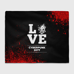 Плед Cyberpunk 2077 Love Классика