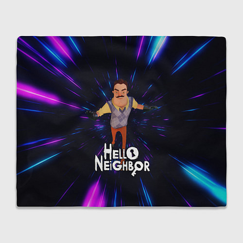 Плед Hello Neighbor Привет сосед Бегущий сосед / 3D-Велсофт – фото 1