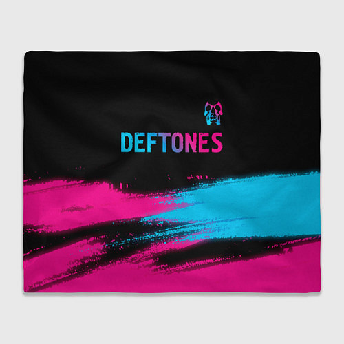 Плед Deftones Neon Gradient / 3D-Велсофт – фото 1