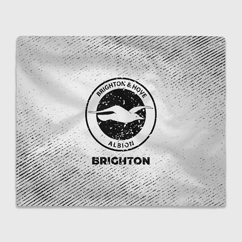 Плед Brighton с потертостями на светлом фоне / 3D-Велсофт – фото 1