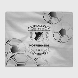 Плед флисовый Hoffenheim Football Club Number 1 Legendary, цвет: 3D-велсофт