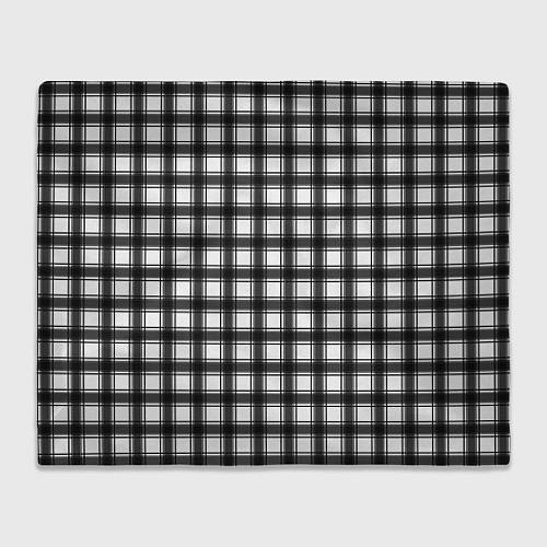 Плед Black and white trendy checkered pattern / 3D-Велсофт – фото 1