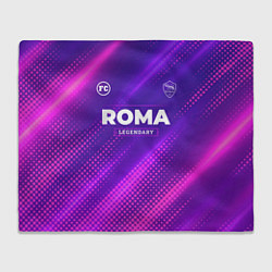 Плед флисовый Roma Legendary Sport Grunge, цвет: 3D-велсофт